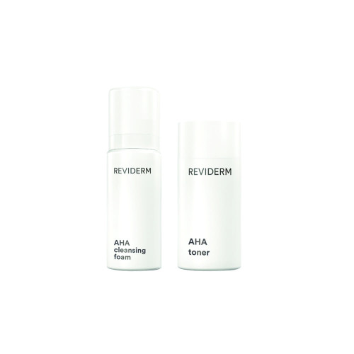 REVIDERM AHA Cleansing Foam & AHA Toner