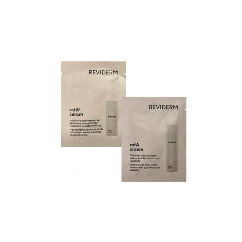 Tester set with a rejuvenating effect REVIDERM retA Сream & Serum